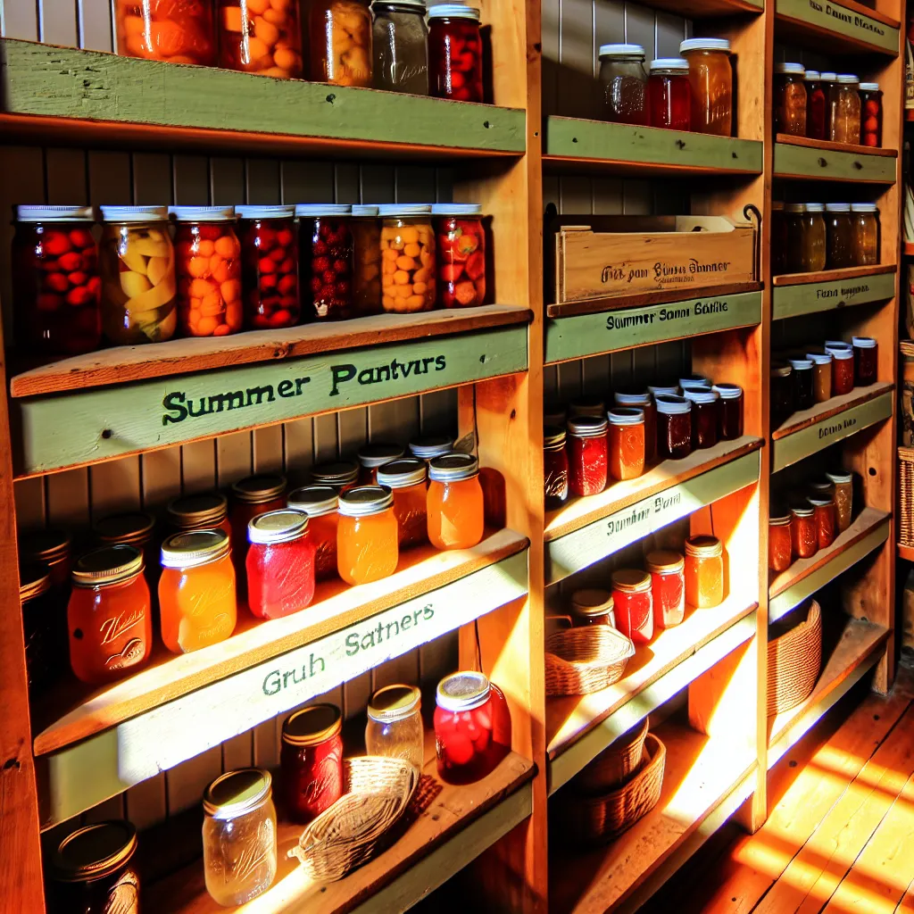 Summer Pantry Display